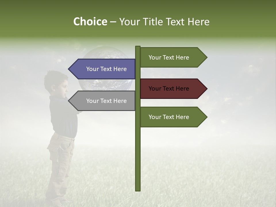 Meadow Sun Keep PowerPoint Template