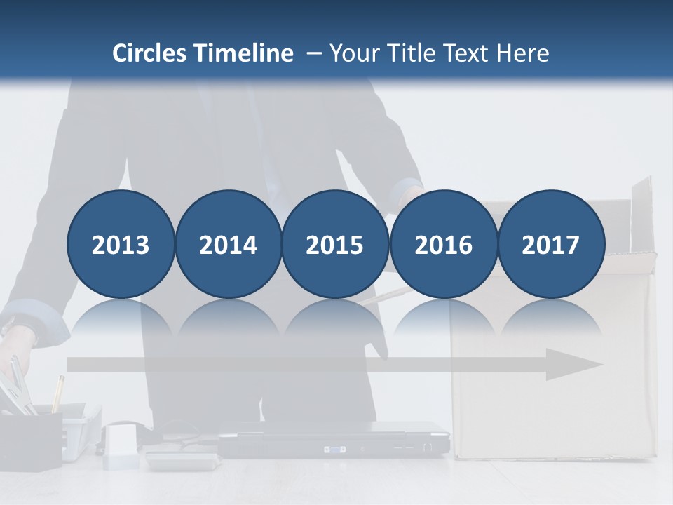 Man Cardboard Clothing PowerPoint Template