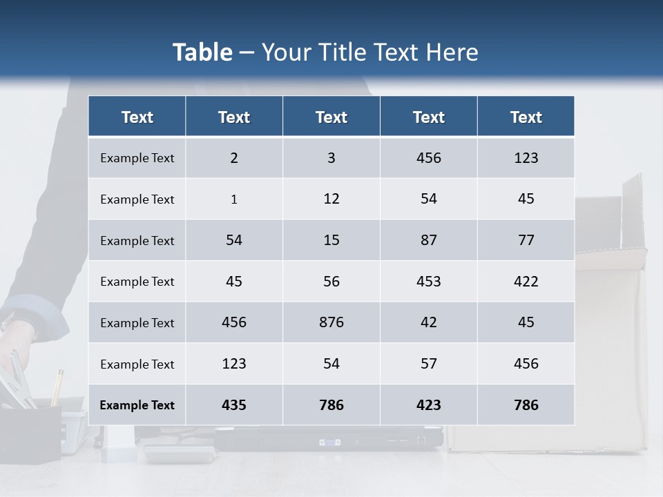 Man Cardboard Clothing PowerPoint Template