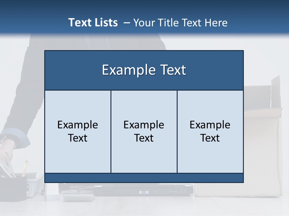 Man Cardboard Clothing PowerPoint Template