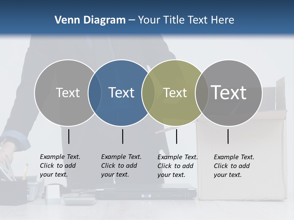 Man Cardboard Clothing PowerPoint Template