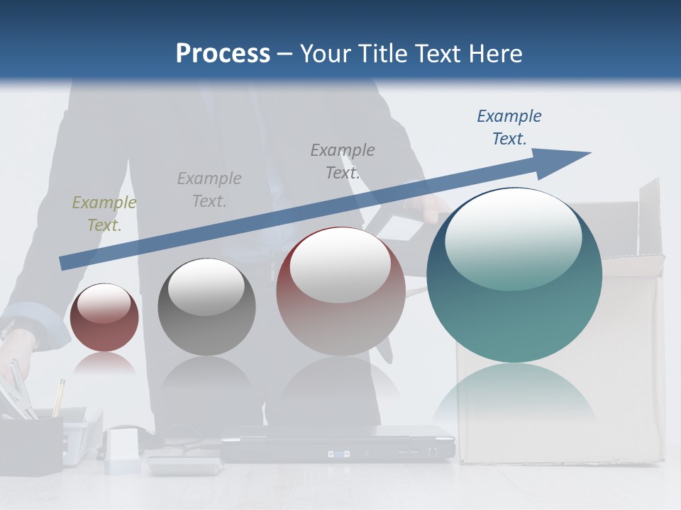 Man Cardboard Clothing PowerPoint Template