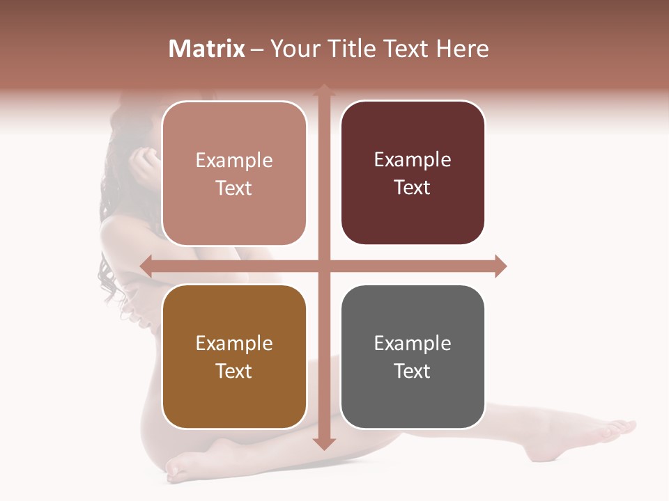 Model Sensuality Healthy PowerPoint Template