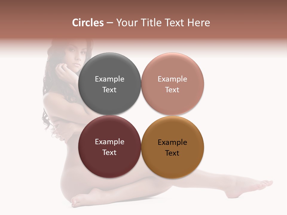 Model Sensuality Healthy PowerPoint Template