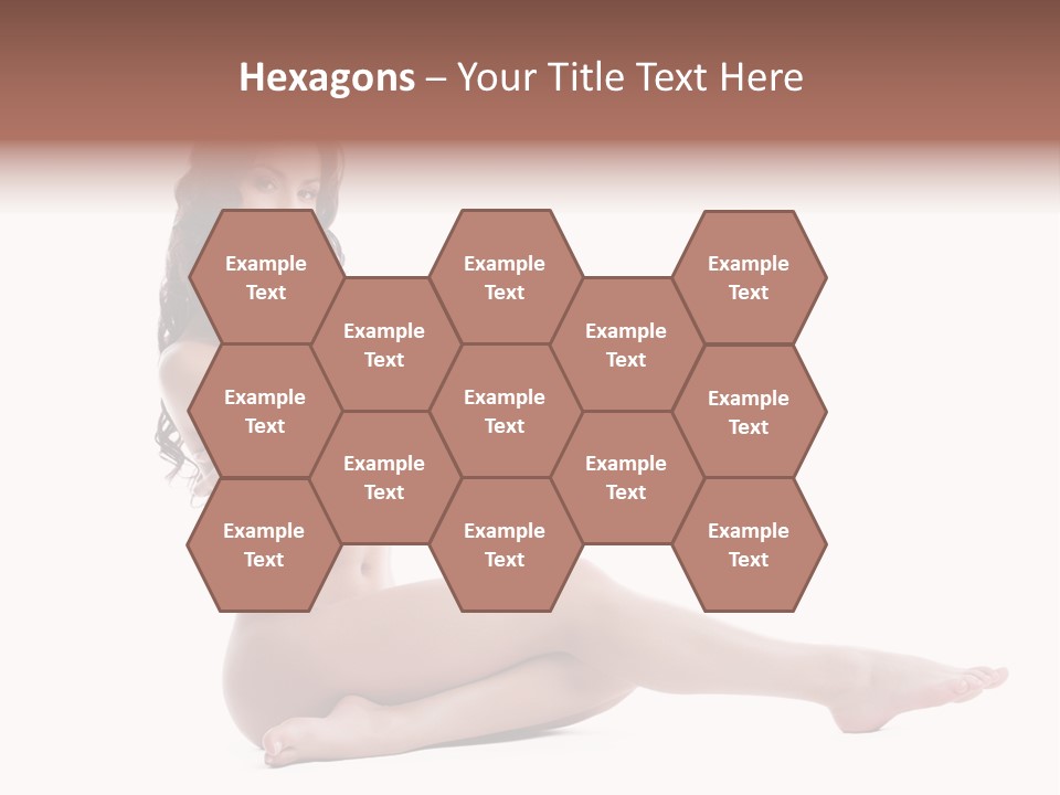 Model Sensuality Healthy PowerPoint Template