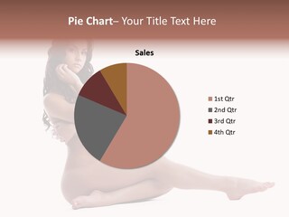 Model Sensuality Healthy PowerPoint Template