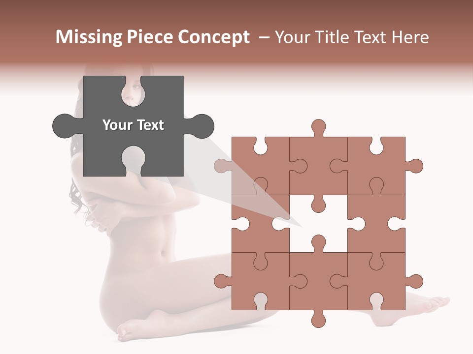 Model Sensuality Healthy PowerPoint Template