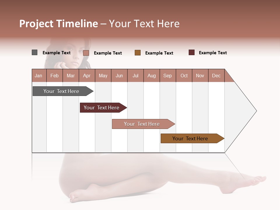 Model Sensuality Healthy PowerPoint Template