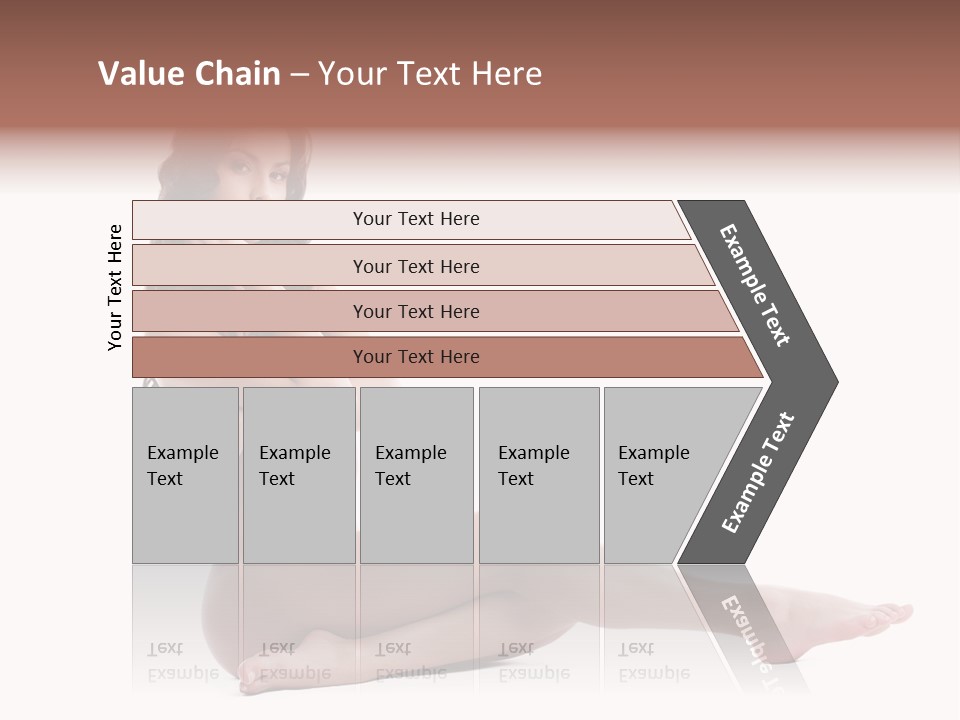Model Sensuality Healthy PowerPoint Template