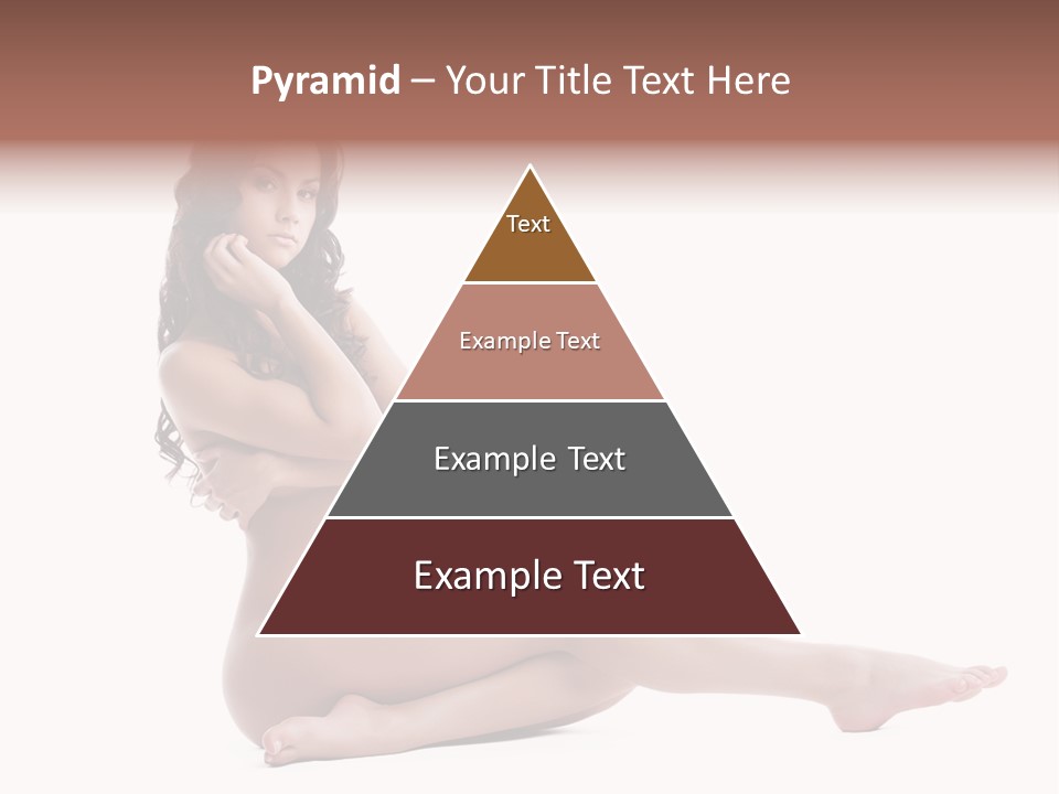 Model Sensuality Healthy PowerPoint Template