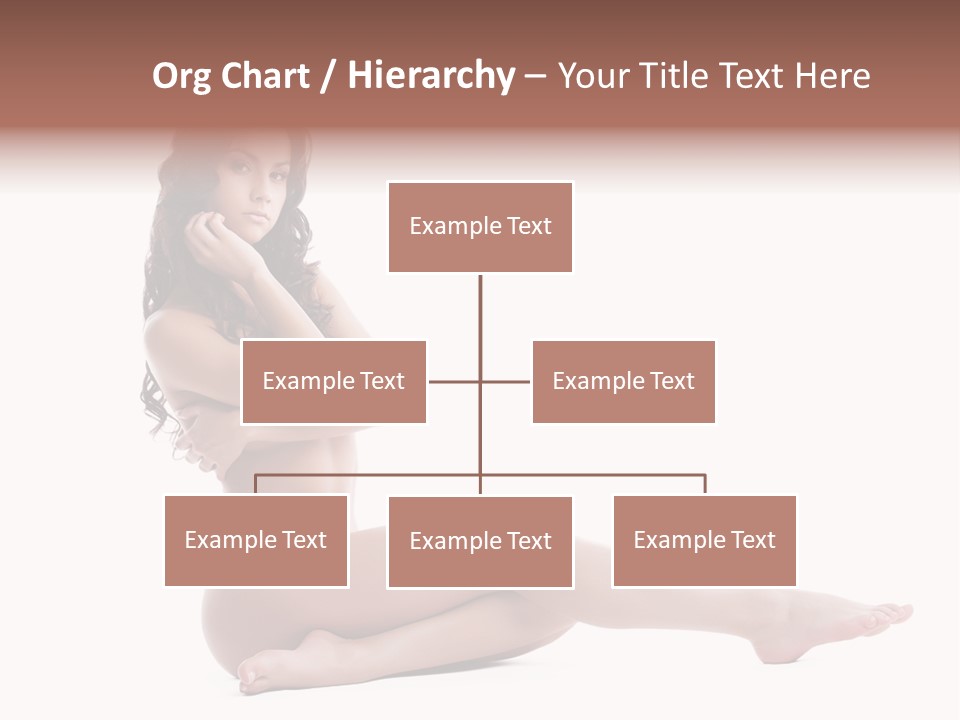 Model Sensuality Healthy PowerPoint Template