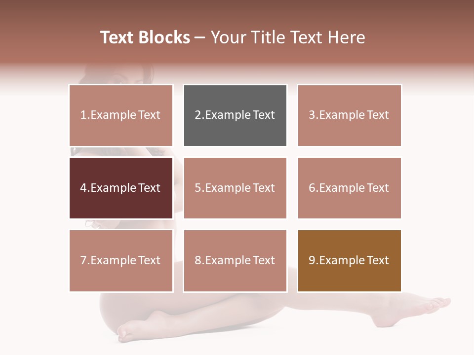 Model Sensuality Healthy PowerPoint Template