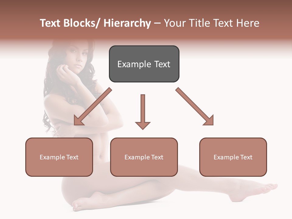 Model Sensuality Healthy PowerPoint Template