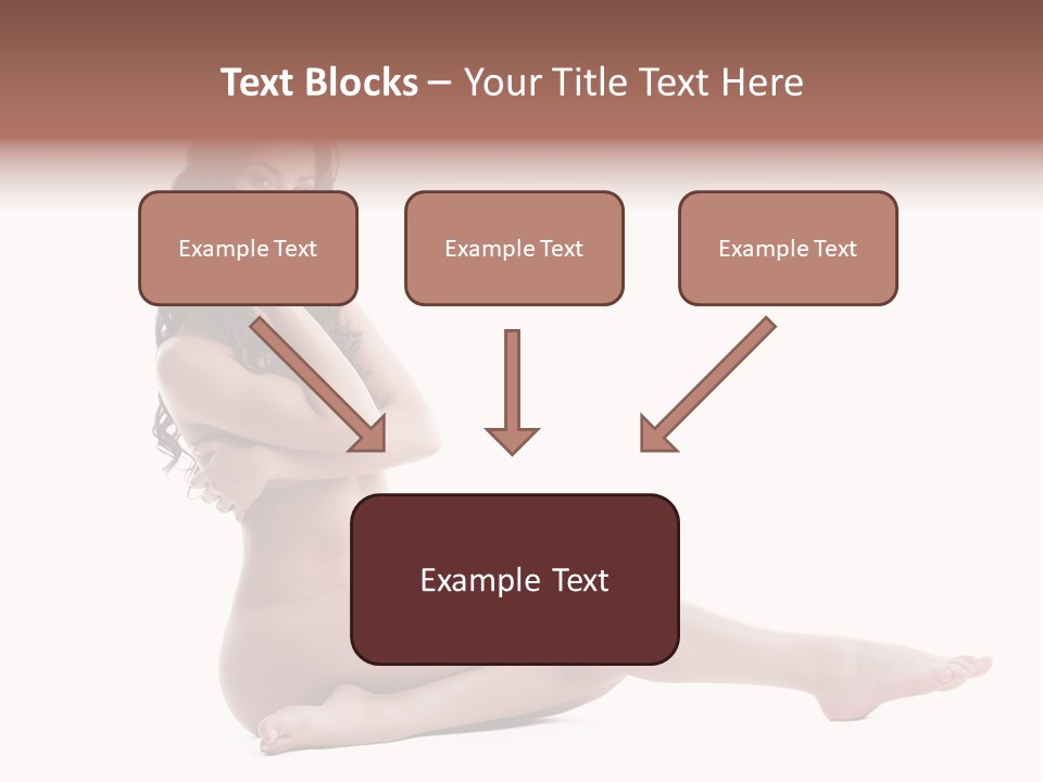 Model Sensuality Healthy PowerPoint Template