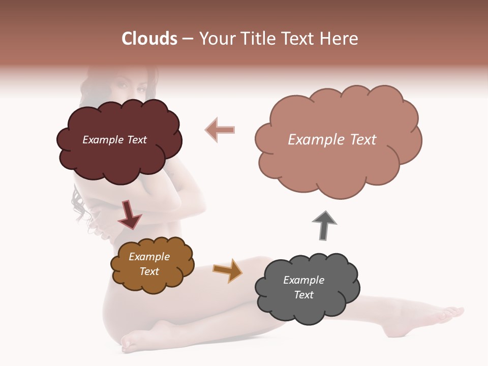 Model Sensuality Healthy PowerPoint Template
