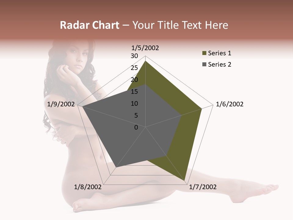 Model Sensuality Healthy PowerPoint Template