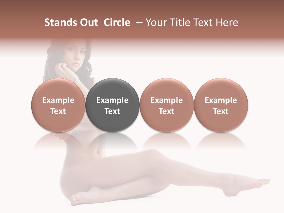 Model Sensuality Healthy PowerPoint Template