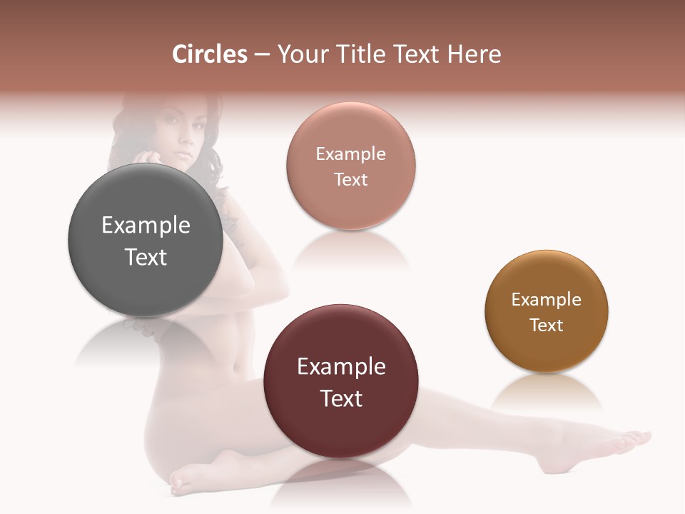 Model Sensuality Healthy PowerPoint Template