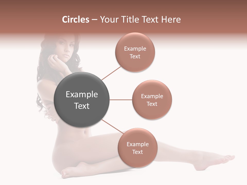 Model Sensuality Healthy PowerPoint Template