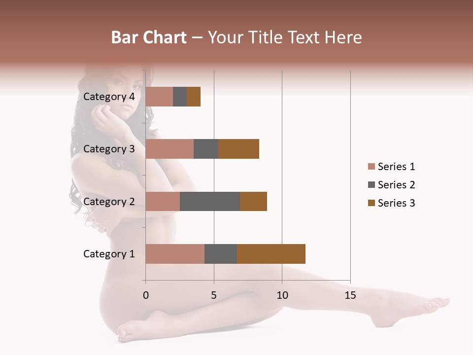 Model Sensuality Healthy PowerPoint Template