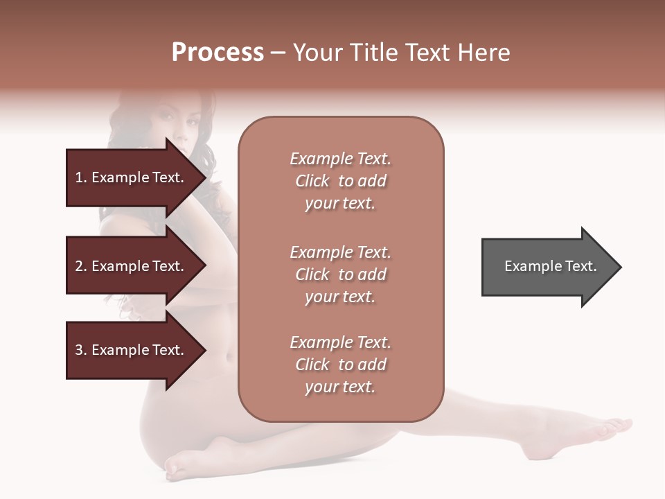 Model Sensuality Healthy PowerPoint Template
