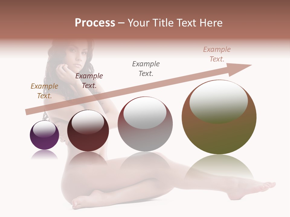 Model Sensuality Healthy PowerPoint Template