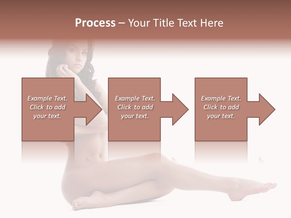 Model Sensuality Healthy PowerPoint Template