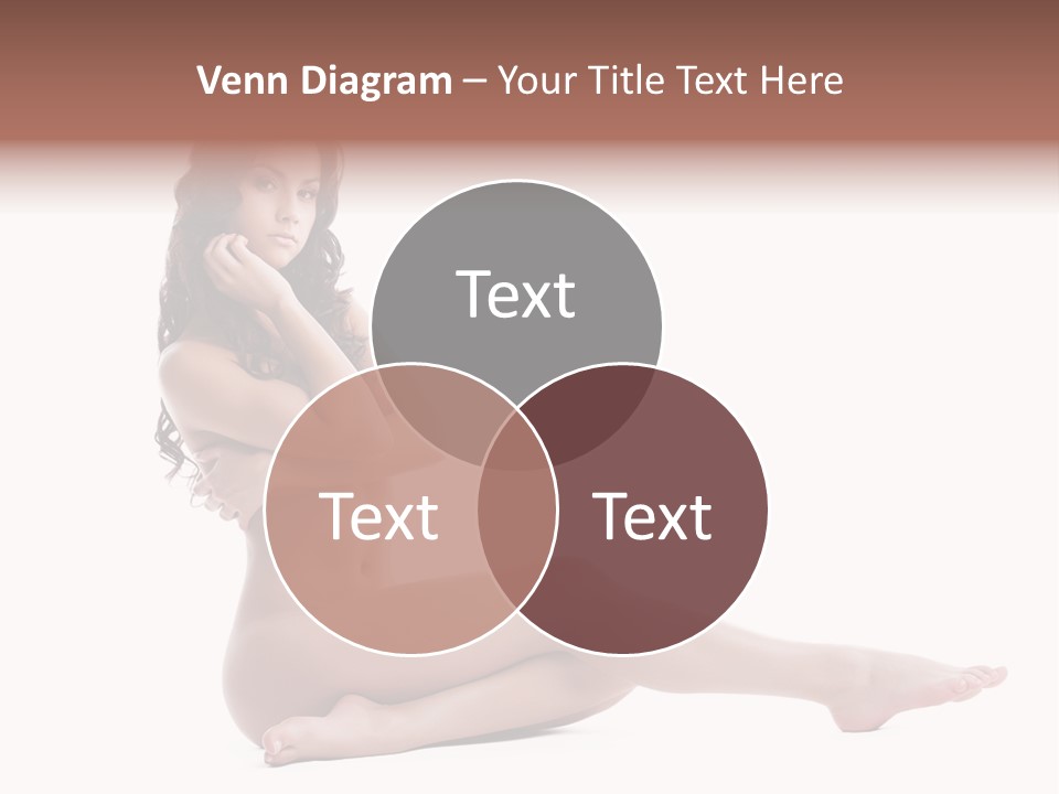 Model Sensuality Healthy PowerPoint Template