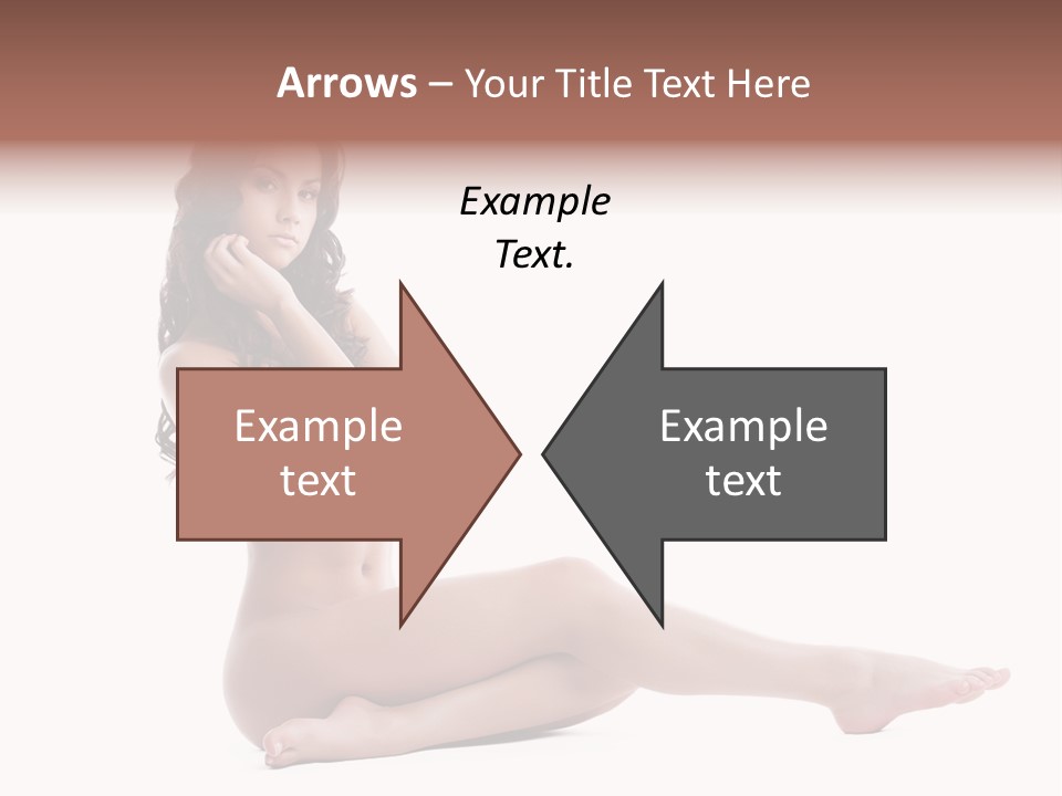 Model Sensuality Healthy PowerPoint Template