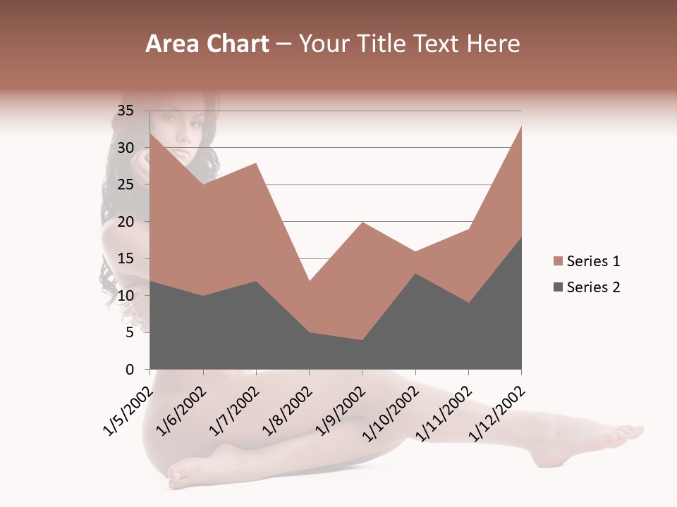 Model Sensuality Healthy PowerPoint Template