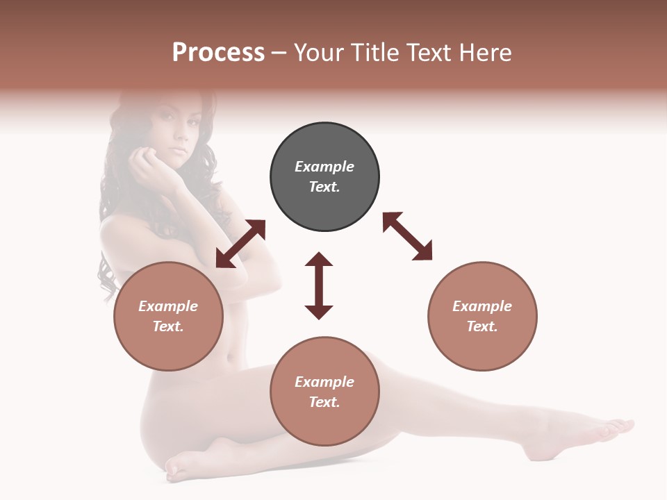 Model Sensuality Healthy PowerPoint Template