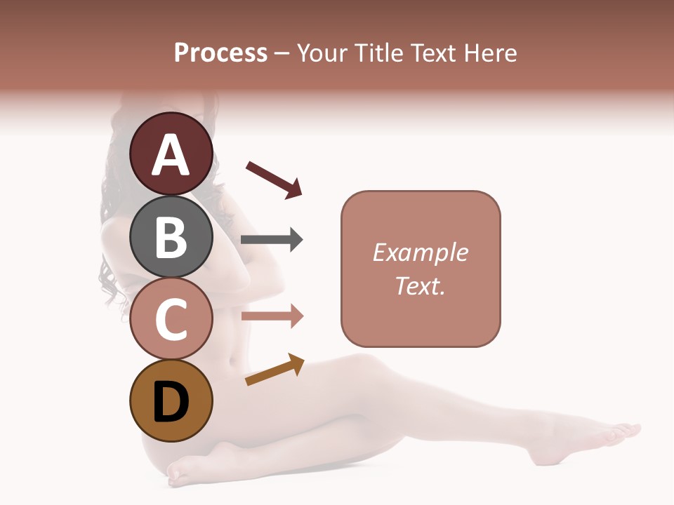 Model Sensuality Healthy PowerPoint Template