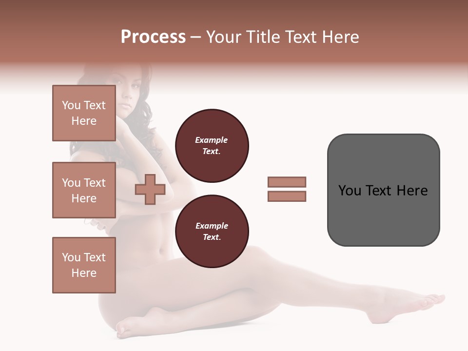Model Sensuality Healthy PowerPoint Template
