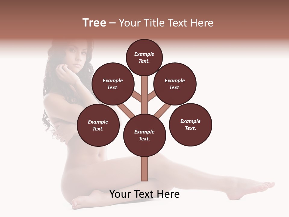 Model Sensuality Healthy PowerPoint Template