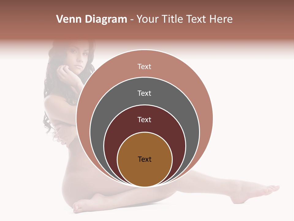 Model Sensuality Healthy PowerPoint Template
