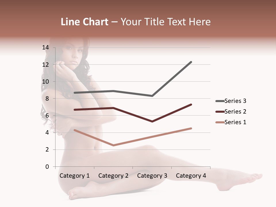 Model Sensuality Healthy PowerPoint Template