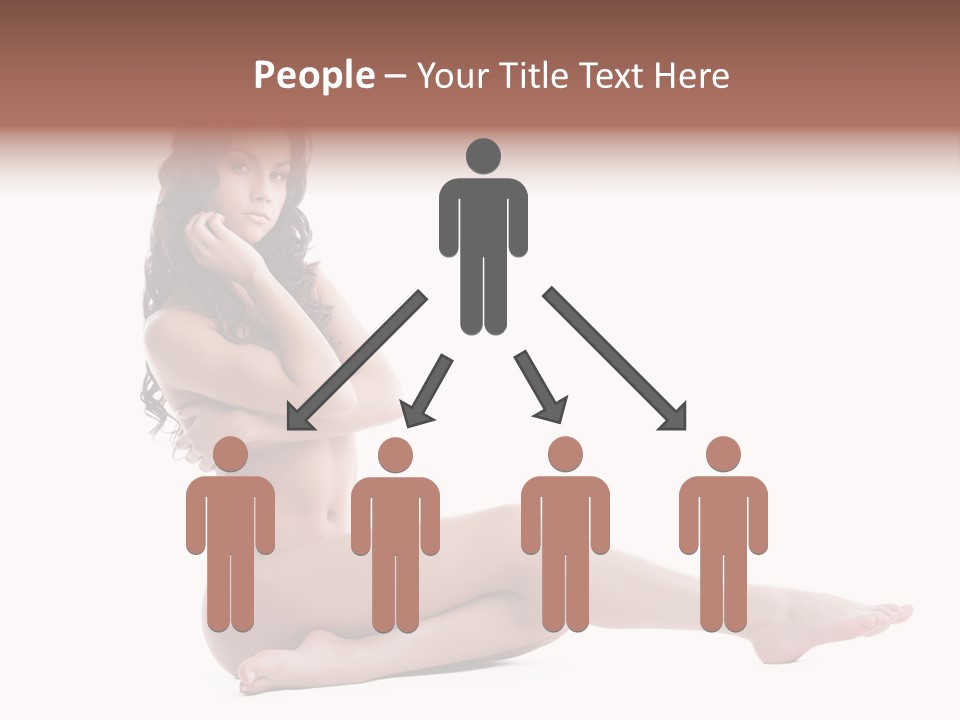 Model Sensuality Healthy PowerPoint Template