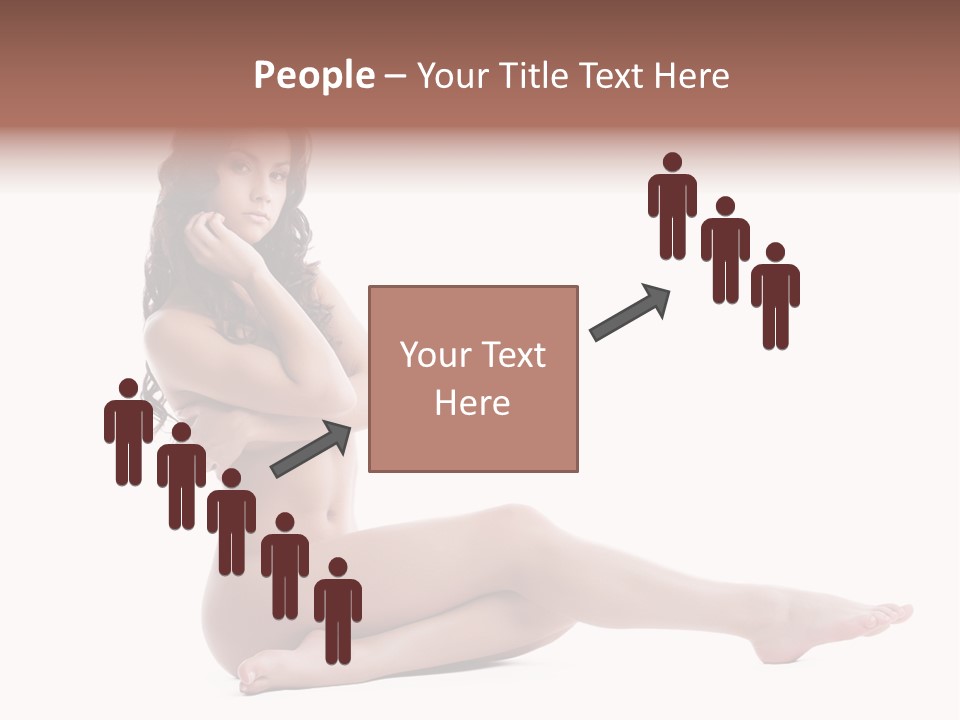 Model Sensuality Healthy PowerPoint Template