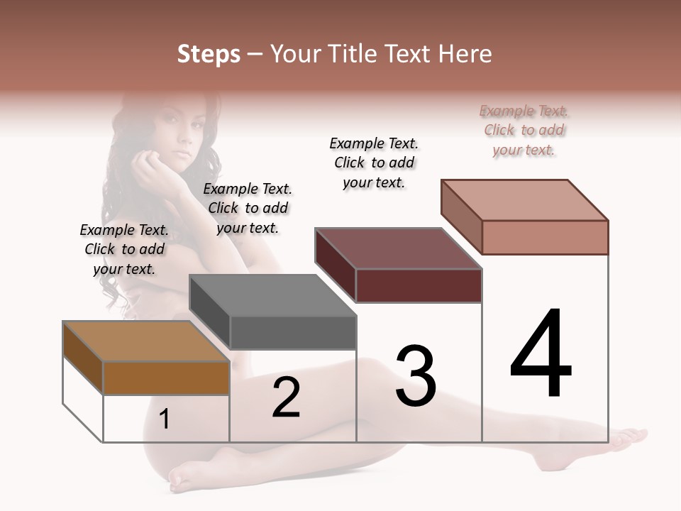 Model Sensuality Healthy PowerPoint Template
