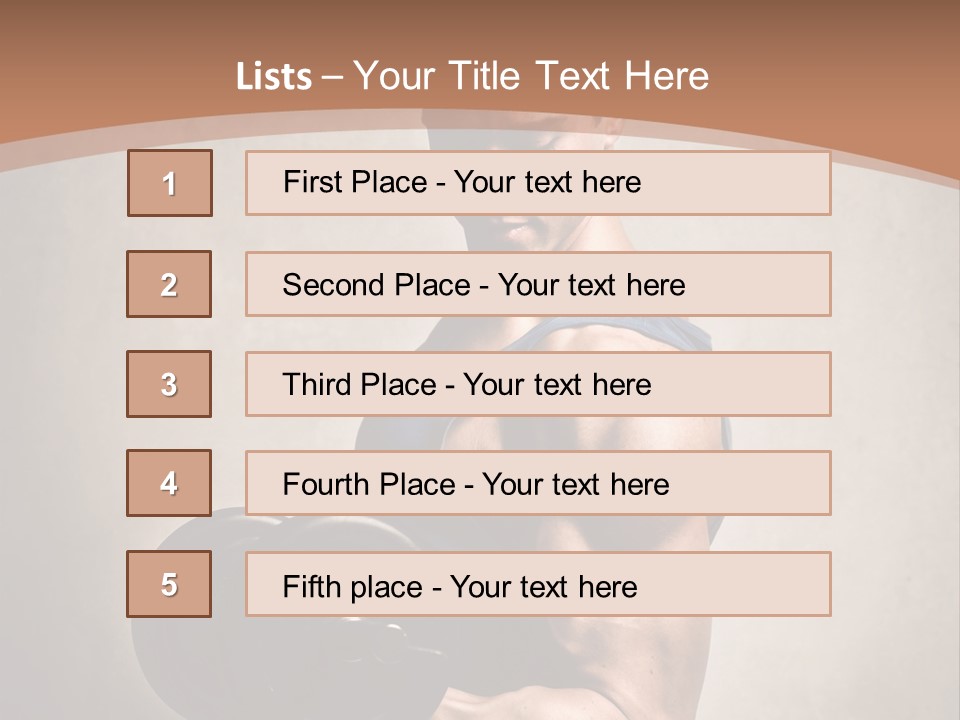 Nerve Beautiful Strength PowerPoint Template