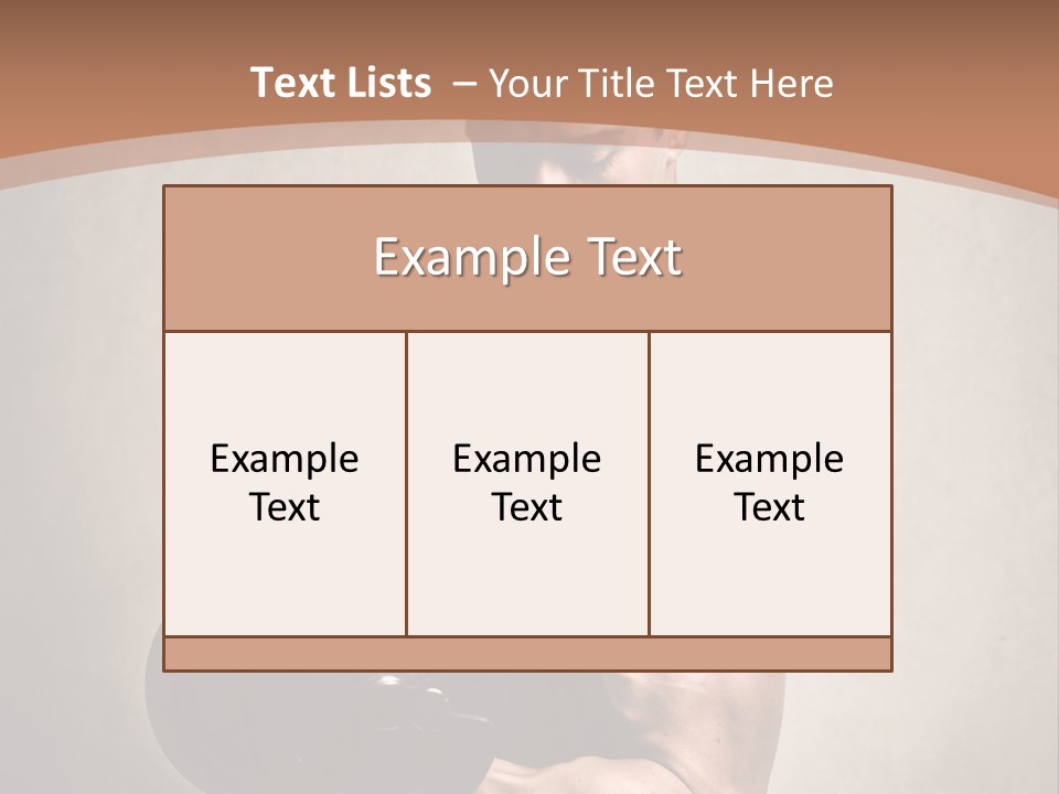 Nerve Beautiful Strength PowerPoint Template