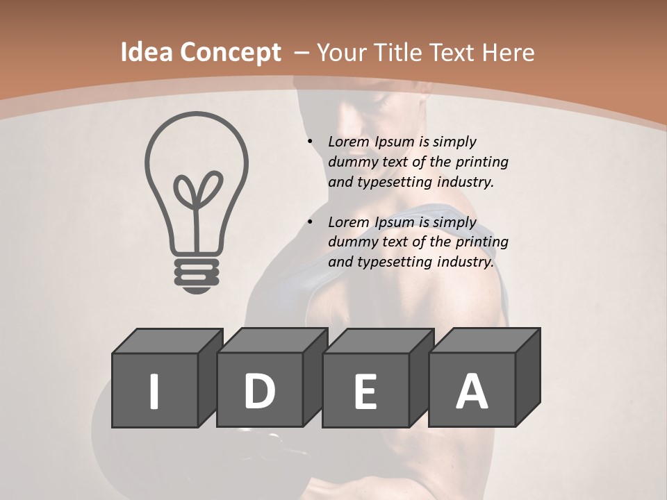 Nerve Beautiful Strength PowerPoint Template