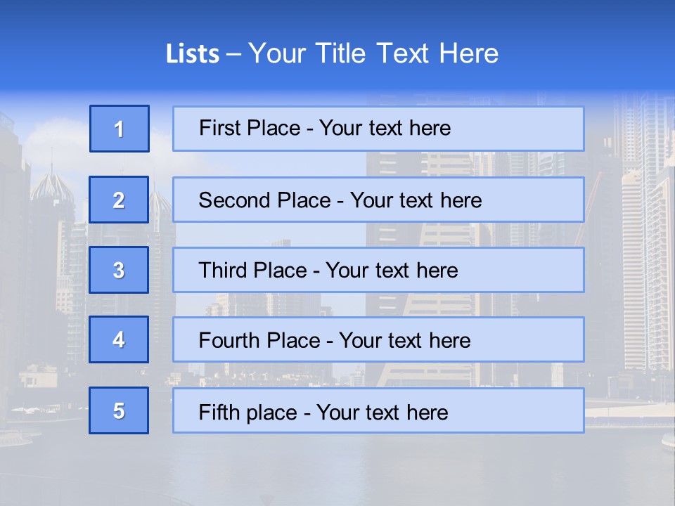 Seat Mood Arena PowerPoint Template
