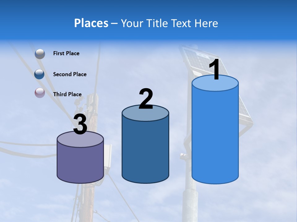 Sun Distribution Cone PowerPoint Template