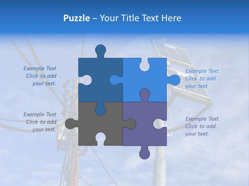 Sun Distribution Cone PowerPoint Template