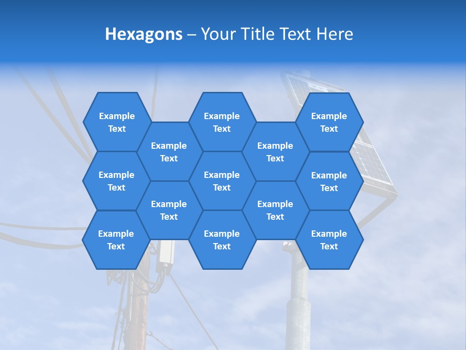 Sun Distribution Cone PowerPoint Template
