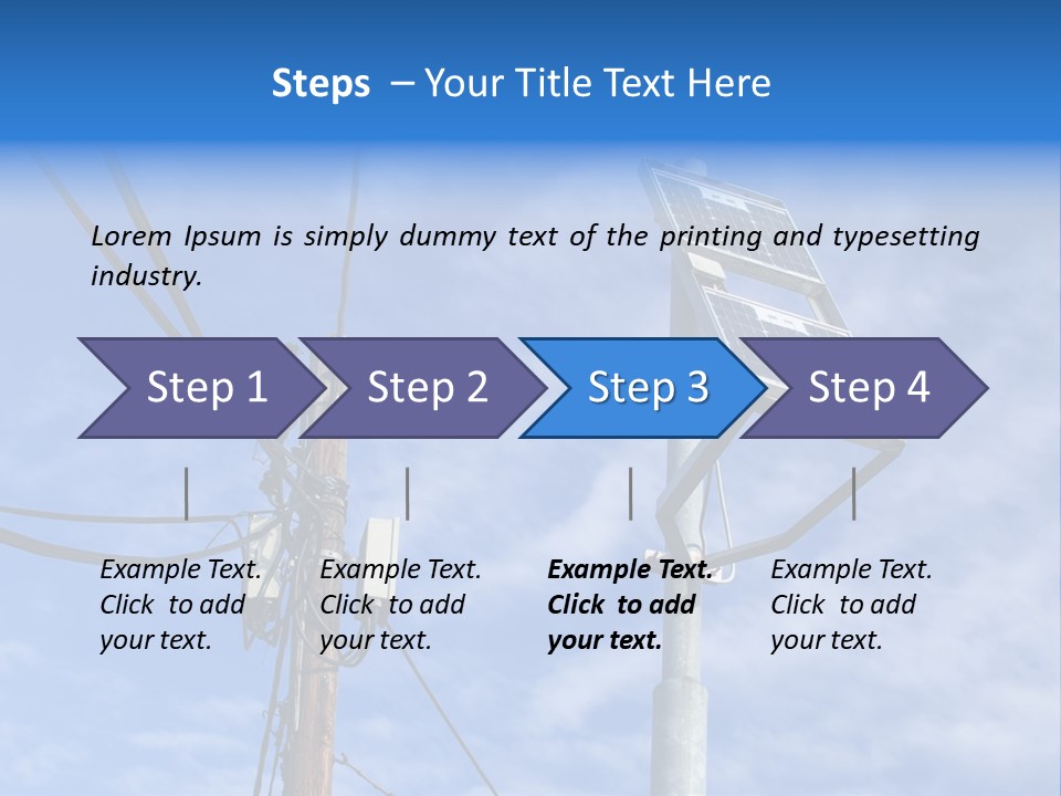 Sun Distribution Cone PowerPoint Template