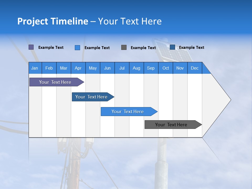 Sun Distribution Cone PowerPoint Template