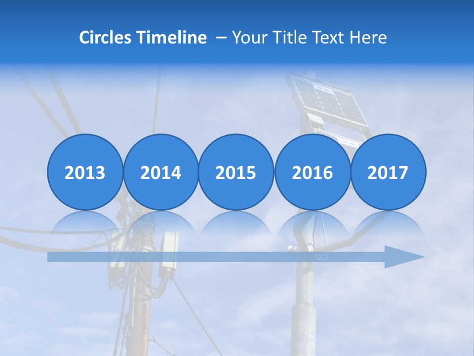 Sun Distribution Cone PowerPoint Template