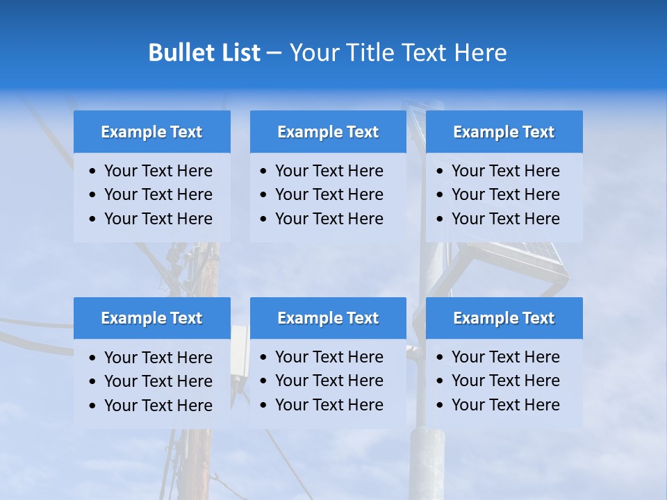 Sun Distribution Cone PowerPoint Template